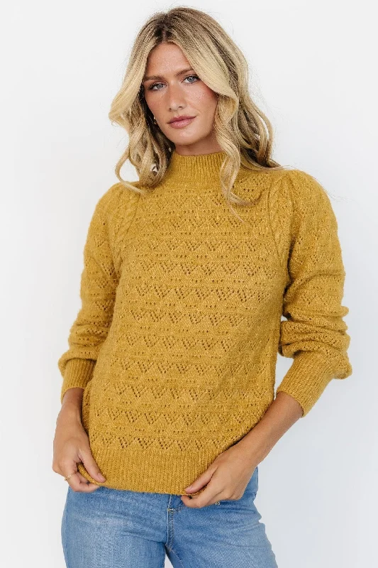 Grayson Sweater | Vintage Mustard