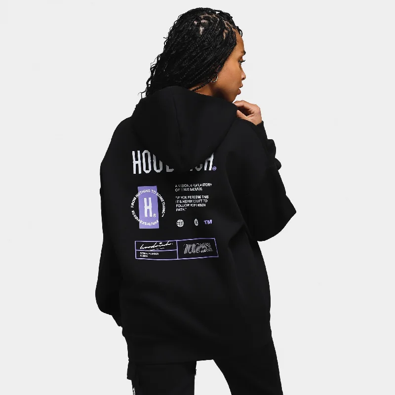 Hoodrich Women's OG Azure Full Zip Hoodie / Black