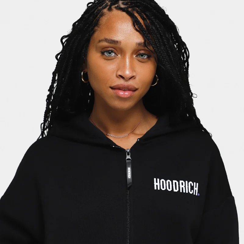 Hoodrich Women's OG Azure Full Zip Hoodie / Black