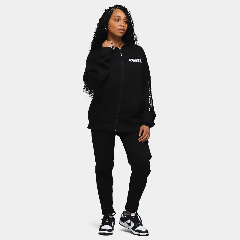 Hoodrich Women's OG Azure Full Zip Hoodie / Black