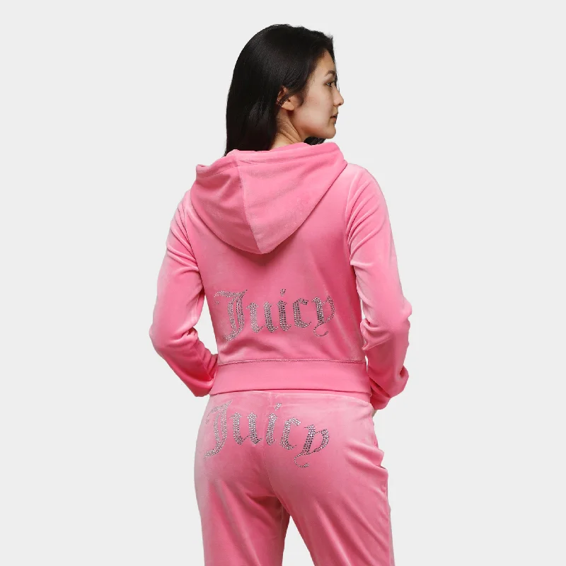 Juicy Couture Women's OG Bling Hoodie / Hot Hot