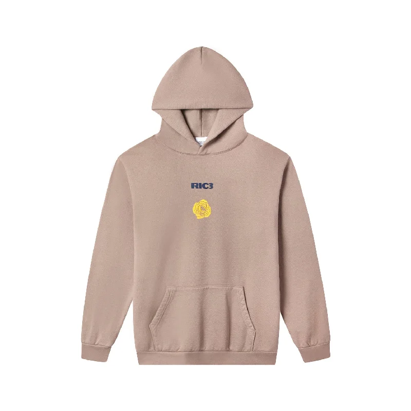 RIC3 Comforts Rose Hoodie | Taupe