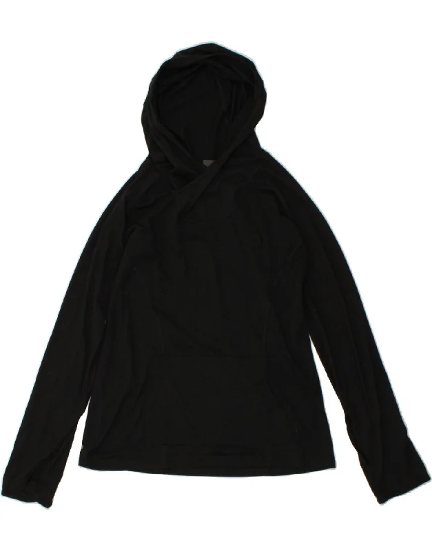 THE NORTH FACE Womens Hoodie Jumper UK 18 XL Black Polyester