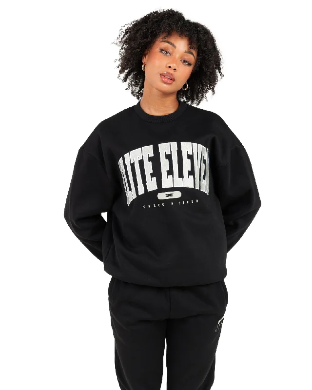 Track & Field Crewneck - Black