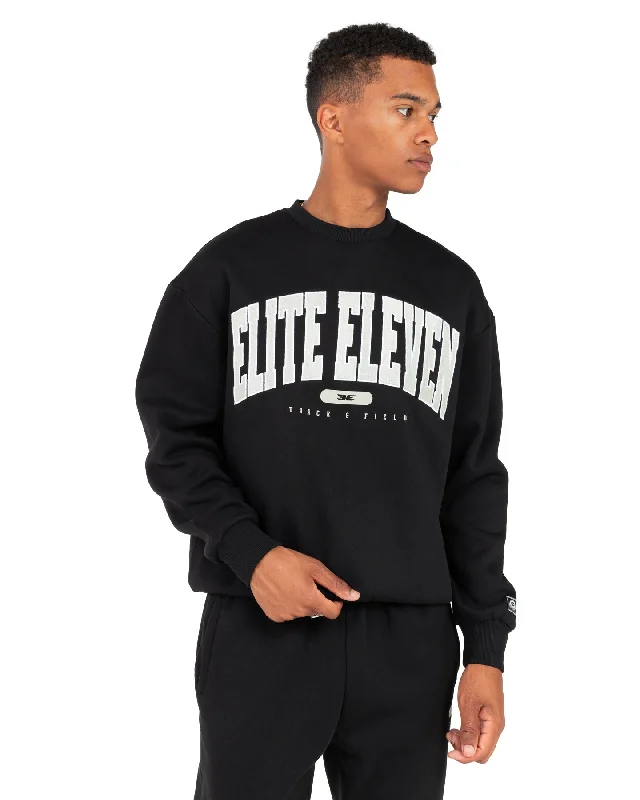 Track & Field Crewneck - Black