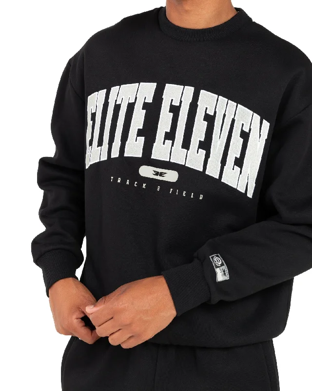 Track & Field Crewneck - Black