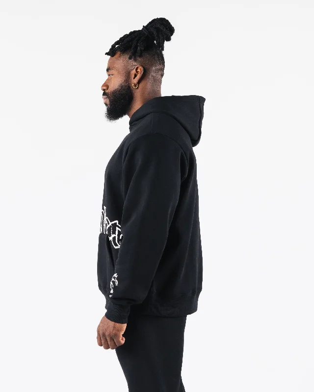 Script Hoodie - Black