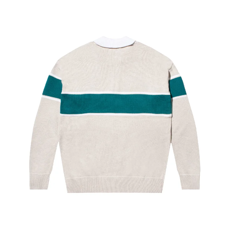 7-Eleven® Knitted Long Sleeve Polo