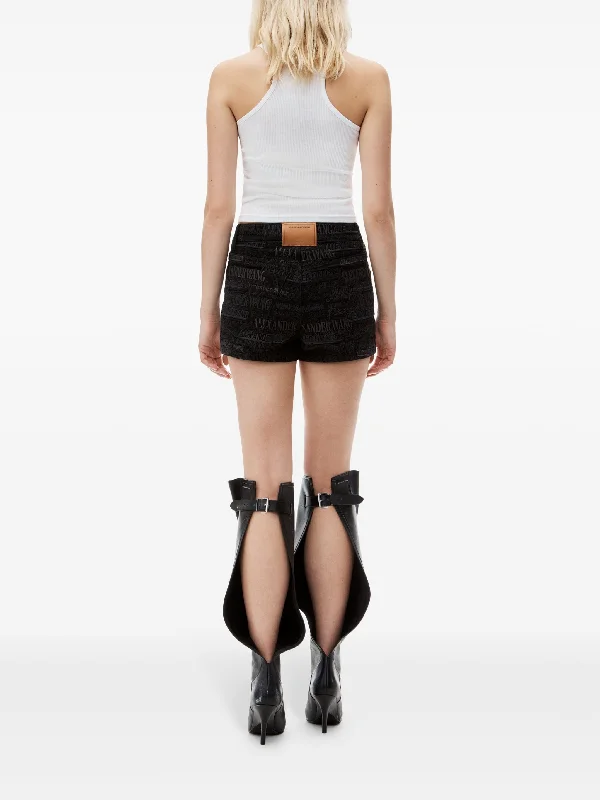 ALEXANDER WANG Women All Over Embroidery Mini Skort