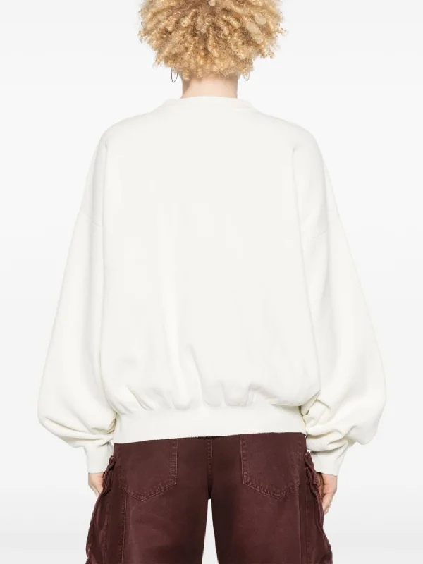 ALEXANDER WANG Women Embossed Logo Ribbed Pull Over