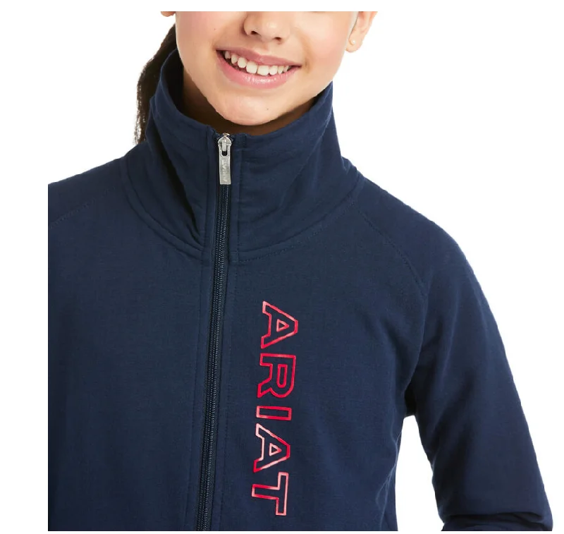 Ariat Kids Team Logo Full Zip Sweatshirt