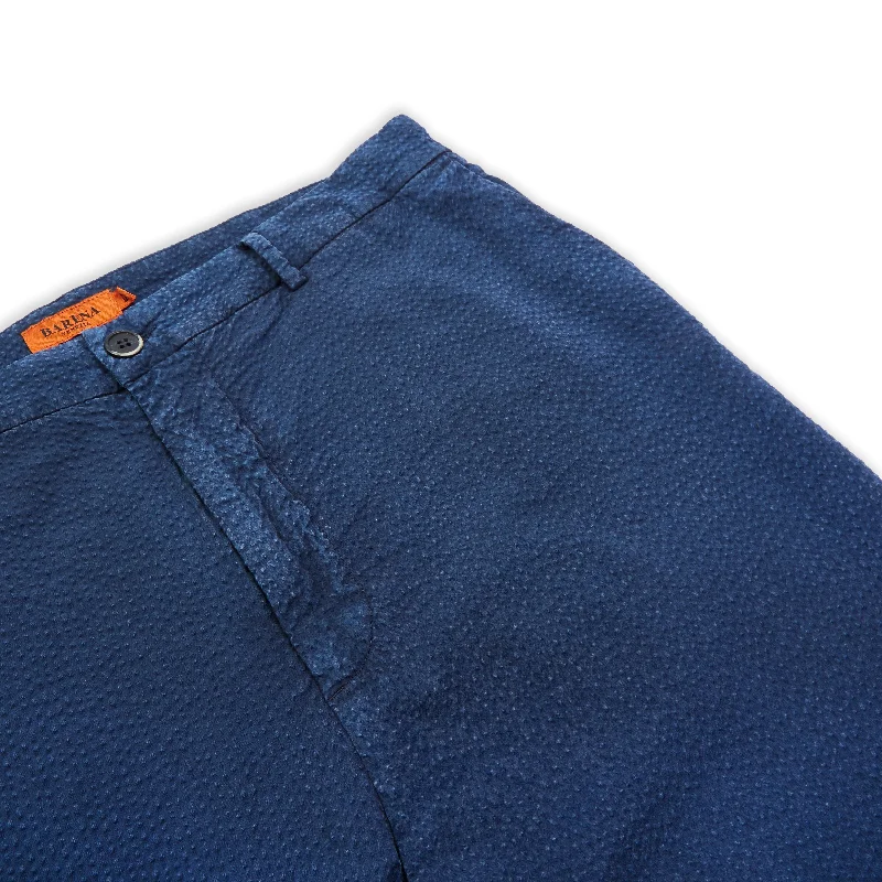 Barena Canasta Fronda Trouser - Navy