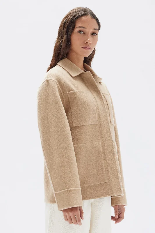 Claudelle Wool Cashmere Jacket