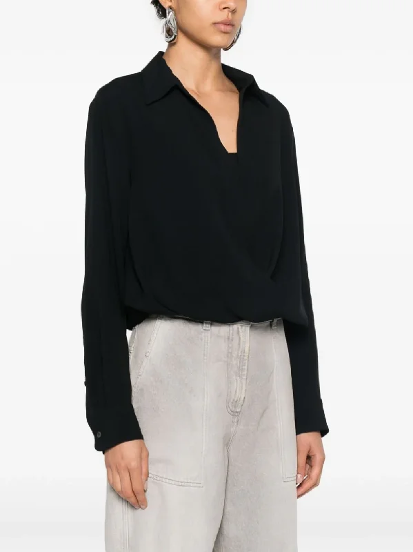 DRIES VAN NOTEN Women Long Sleeve Wrap Top