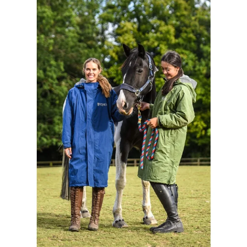 Equicoat Pro Adult Long Coat Navy