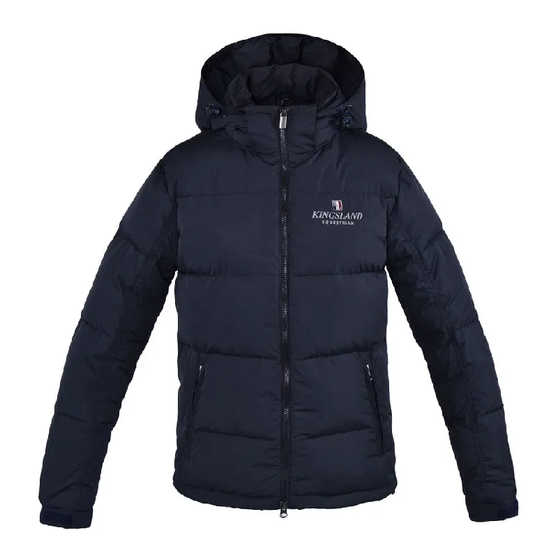 KL Classic Unisex Down Jacket With Hood Navy