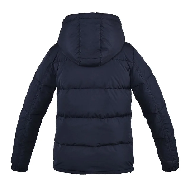 KL Classic Unisex Down Jacket With Hood Navy