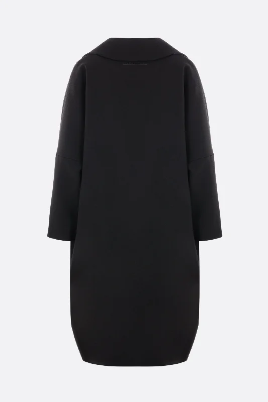 gabardine oversize coat