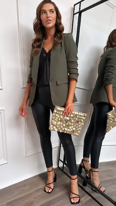 Odette Khaki Blazer