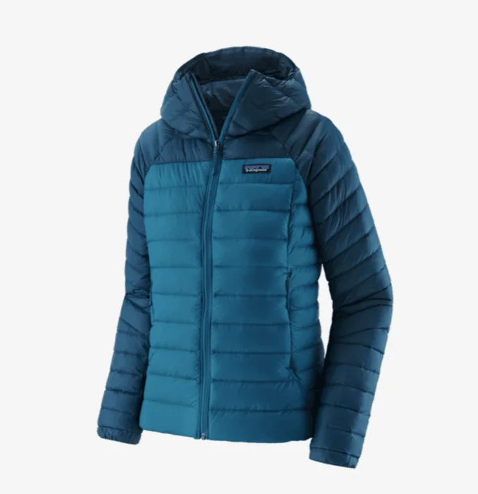 Patagonia Down Sweater Hoody Wavy Blue