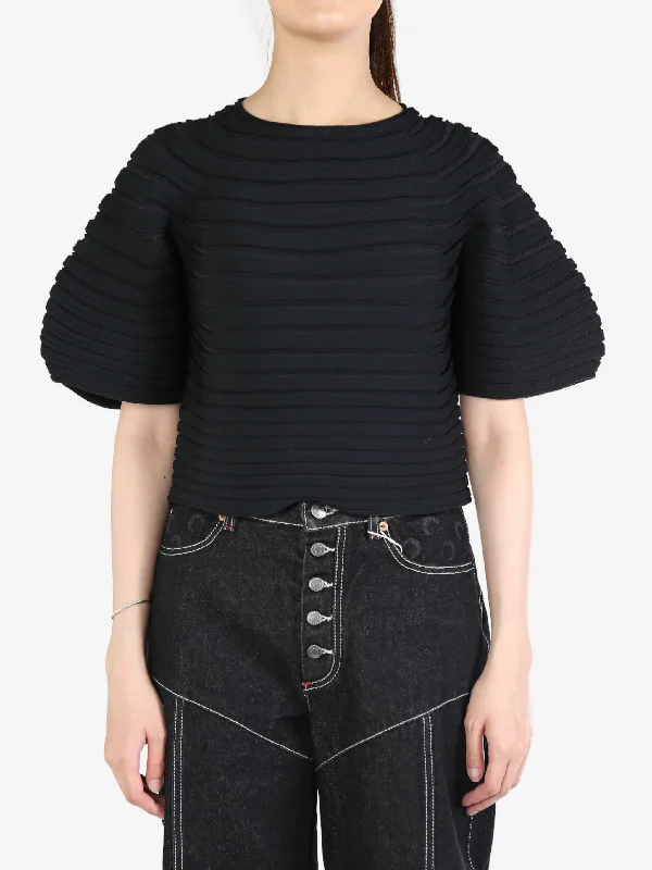 PLEATS PLEASE ISSEY MIYAKE Women Mushroom Knit Shirt