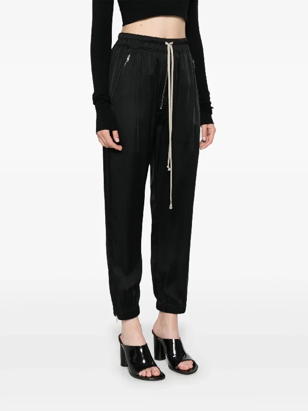 RICK OWENS Women Charmeuse Track Pants