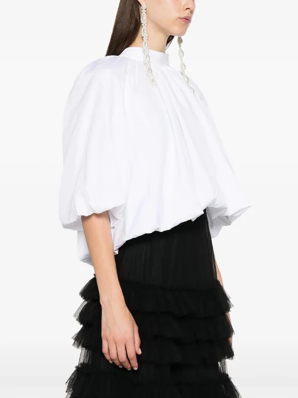 SIMONE ROCHA Women Puff Sleeve Back Bow Balloon Top