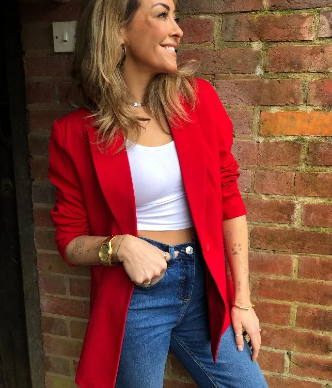 Smart Red Blazer