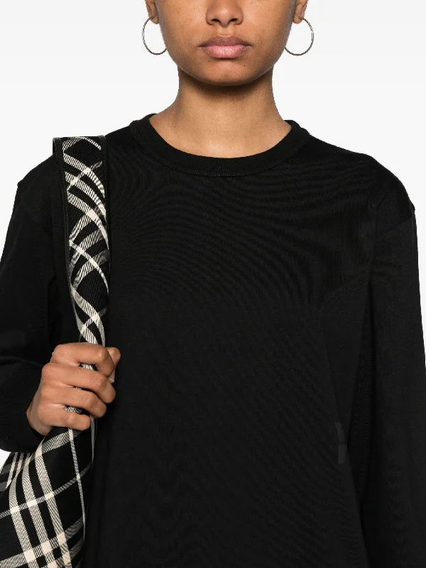 T BY ALEXANDER WANG Women Essential Puff Logo Jersey Long Sleeve Tee