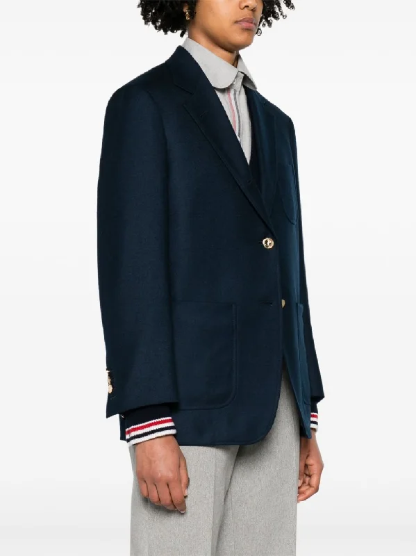 THOM BROWNE Women Soft Shoulder Patch Pocket  Sportcoat