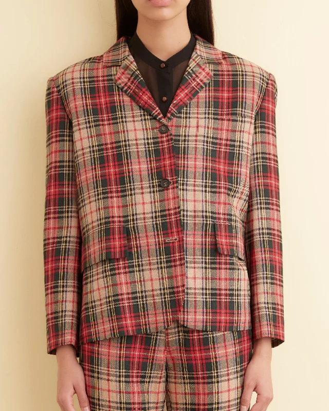 Truro Plaid Suit Jacket