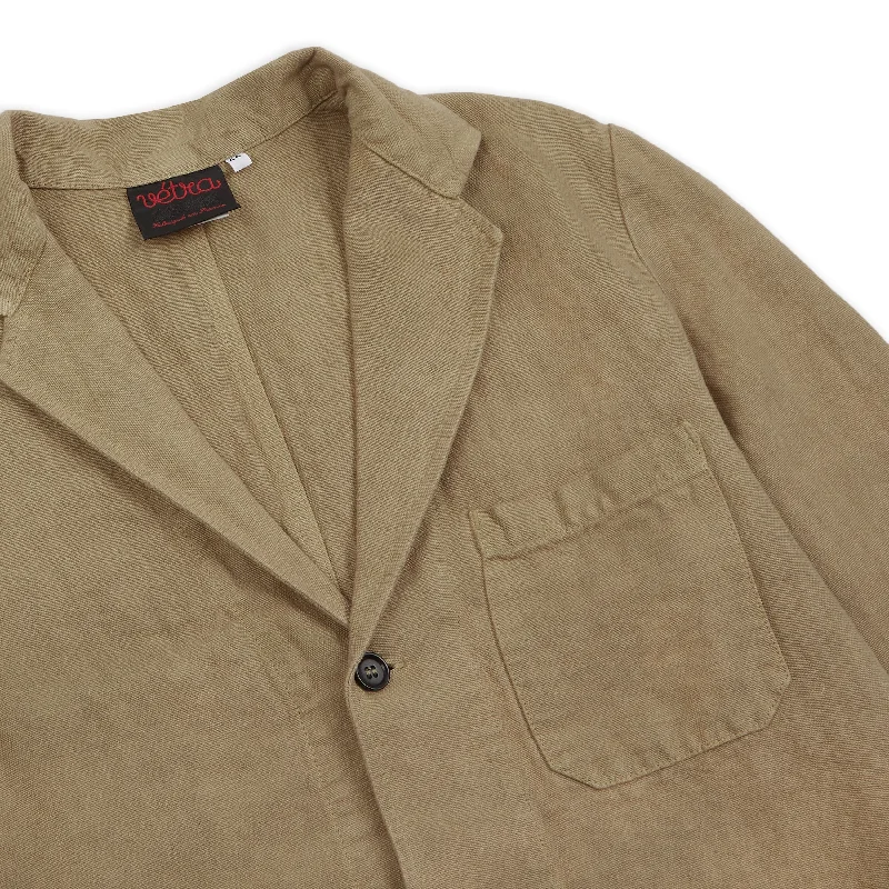 Vetra Heavy Linen Blazer - Wood