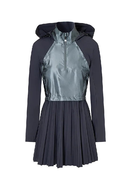 Melanie Hooded Tennis Dress with Detachable Sleeves