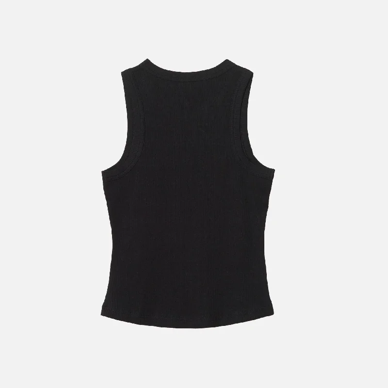 TOP TANK MUJER HEART NEGRO