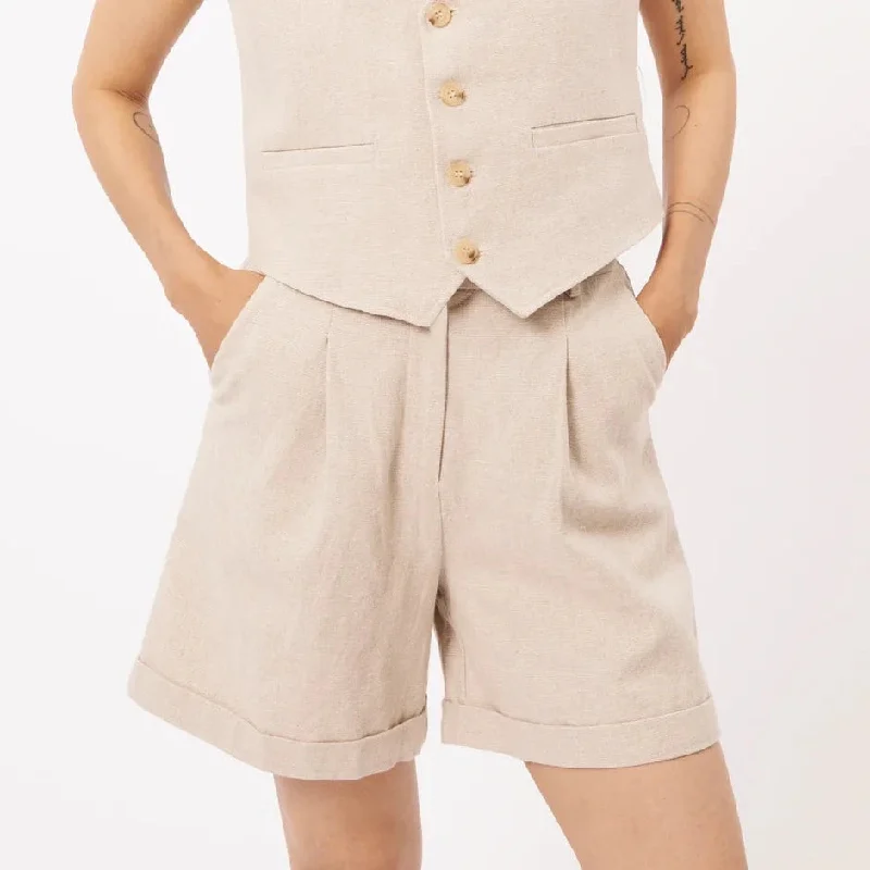 Coraline Woven Pleated Shorts