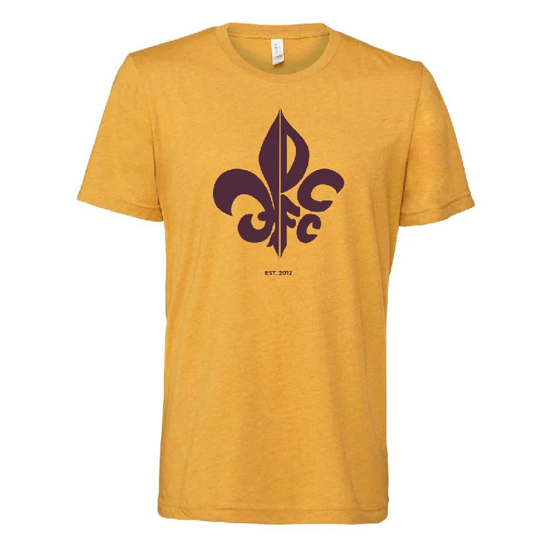 DCFC Fleur Tee- Heather Mustard