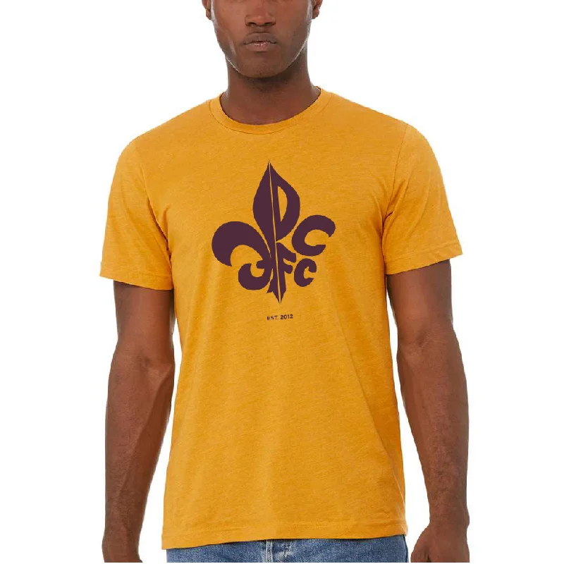 DCFC Fleur Tee- Heather Mustard