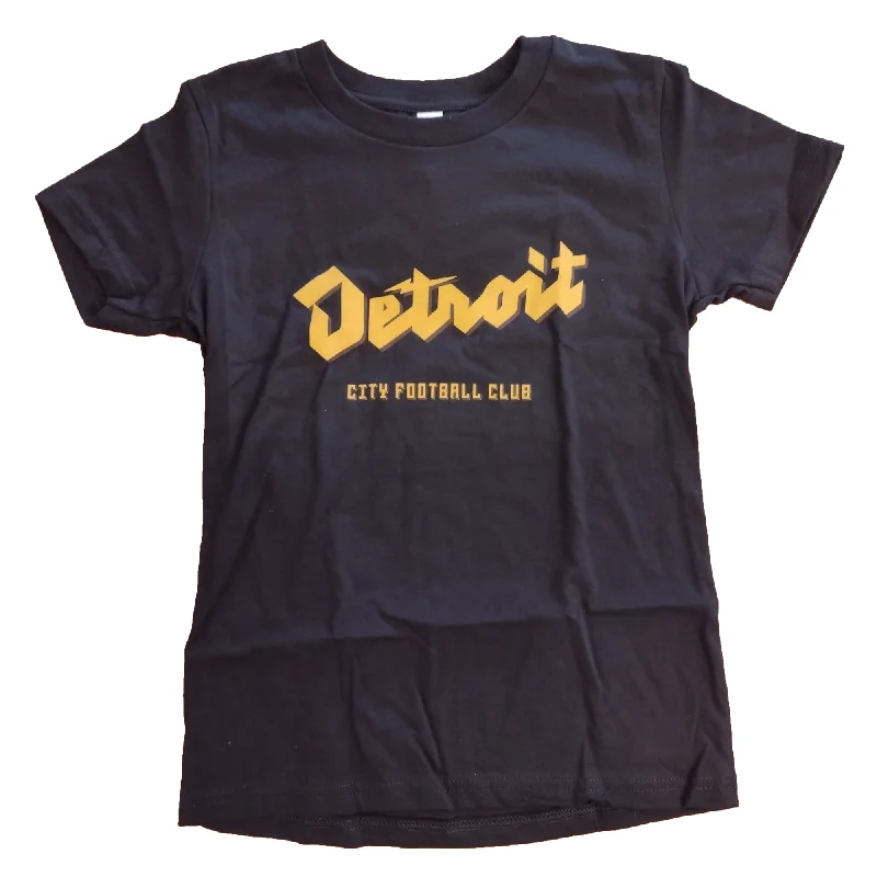 DCFC Lightning Bolt Youth Tee- Black