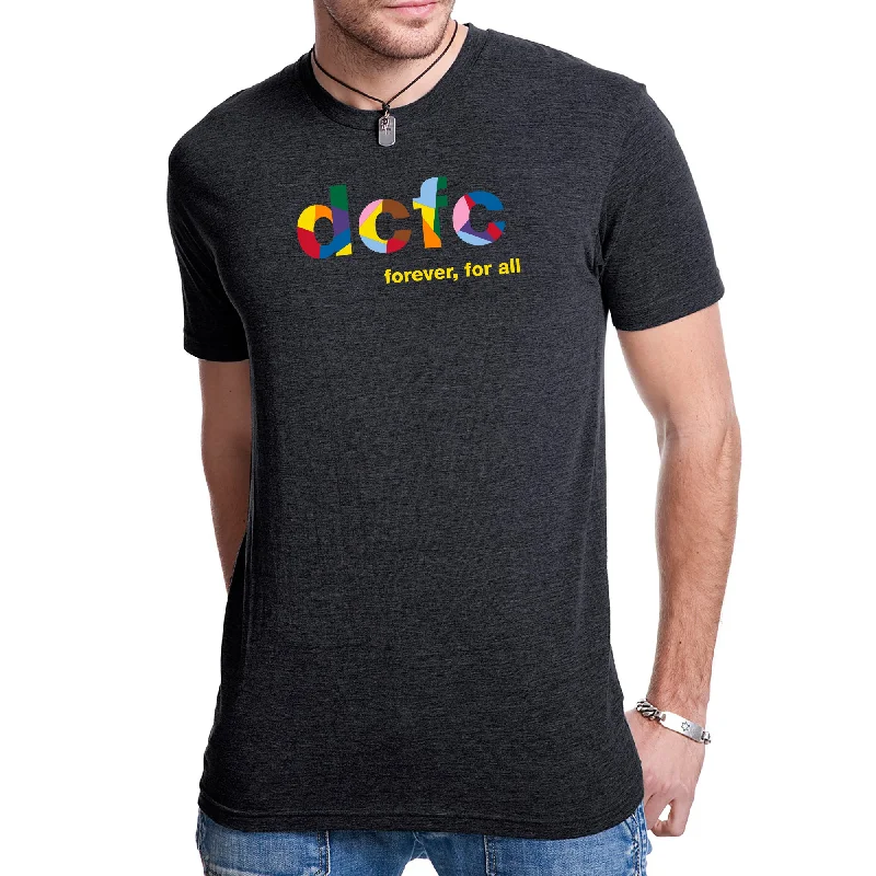 DCFC Pride Pattern Tee- Vintage Black