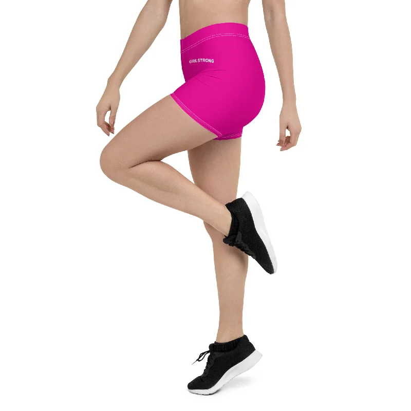 ELEVATED ESSENTIALS, THE PERFECT SPORT SHORTS POWER PINK