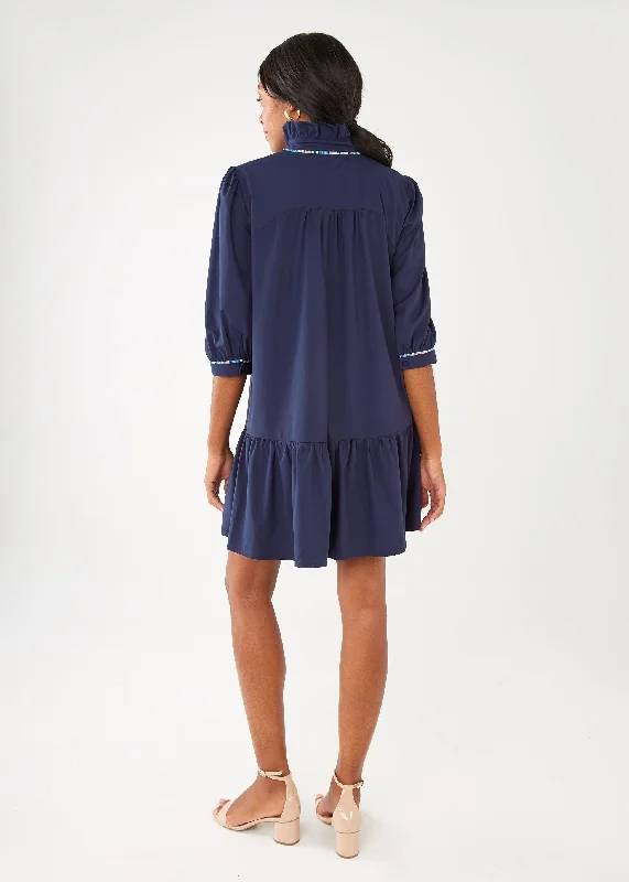 Emmerson Dress Navy Shirting