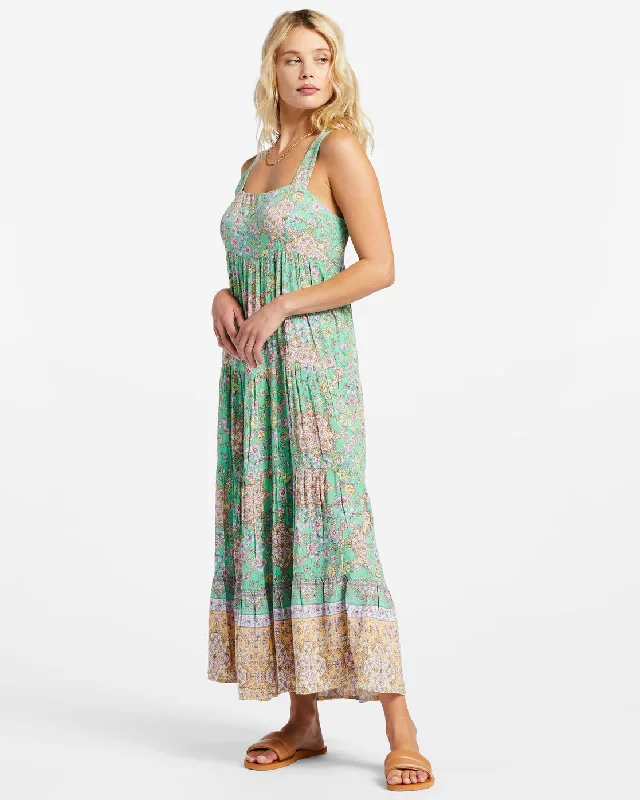 La Mer Midi Dress - Green