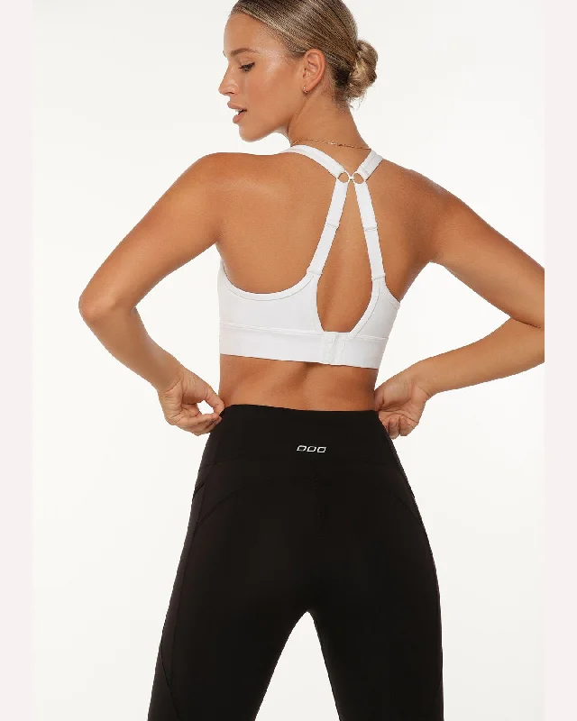 Lorna Jane Amy Maximum Support Sports Bra - White