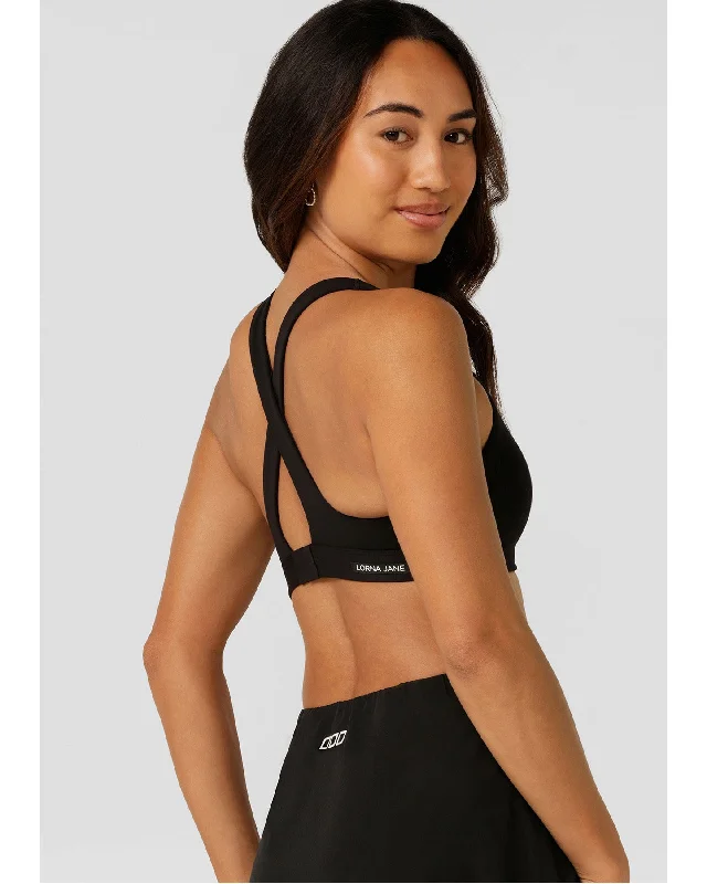 Lorna Jane Soft Sculpt Sports Bra - Black