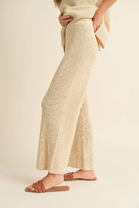 Knitted Cropped Pants