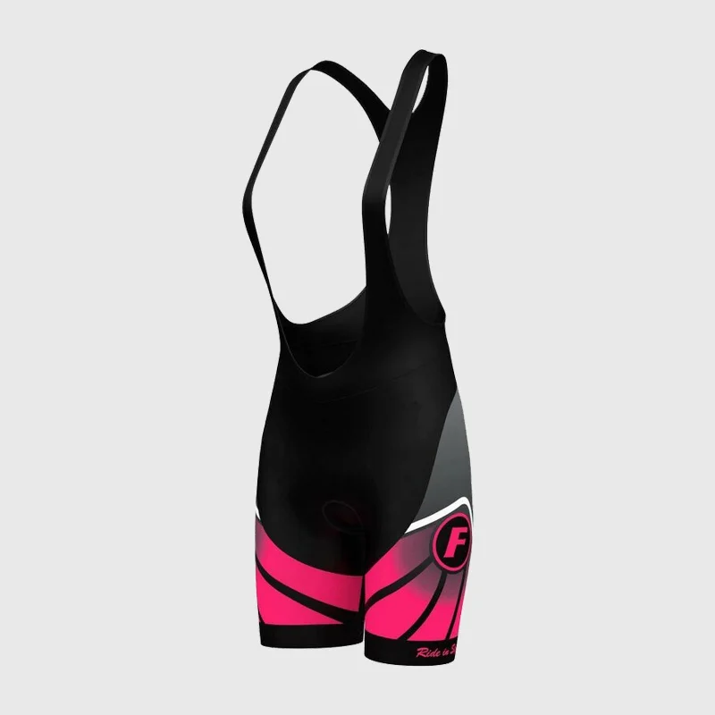 Fdx Signature Pink Women's & Girl's Padded Summer Cycling Bib Shorts