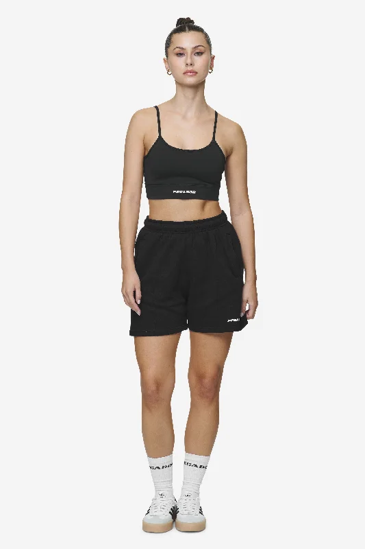 Sully High Waisted Shorts Black White Gum