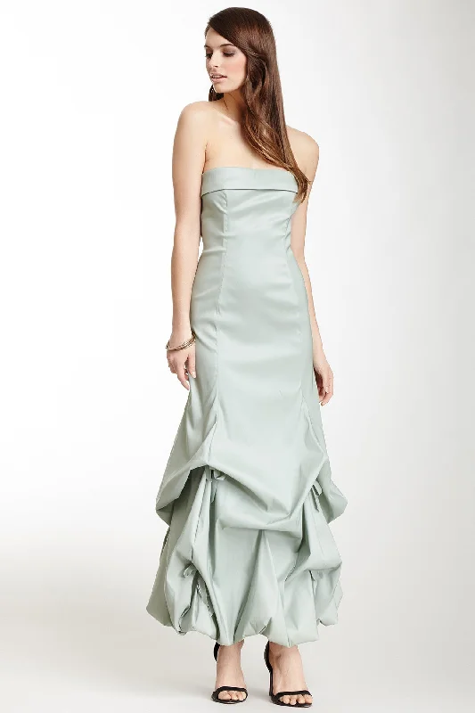 Tafetta Glamour Balloon Dress - Lt Aqua