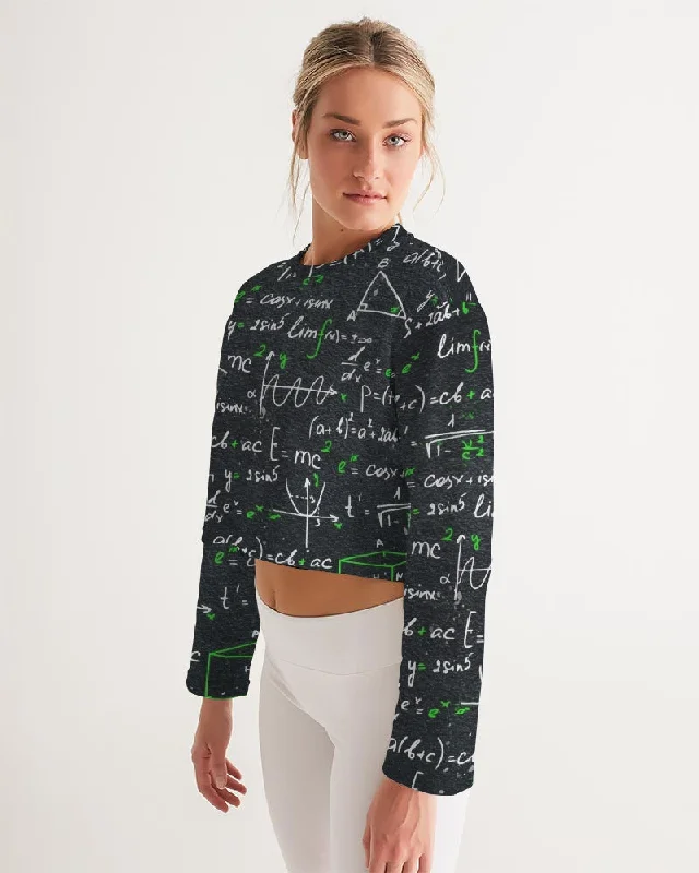 AKH Equations Women's Cropped Sweatshirt