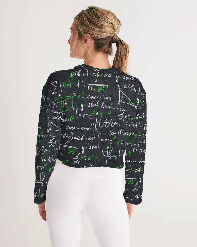 AKH Equations Women's Cropped Sweatshirt